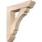 Ekena Millwork Olympic Slat Smooth Bracket w/ Offset Brace, Douglas Fir, 7 1/2"W x 32"D x 36"H BKT0806X32X36OLY06SDF - alternate 1